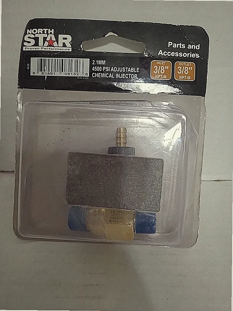 General Pump #100618 Quick Connect Pressure Washer Detergent Injector - 2.1 mm