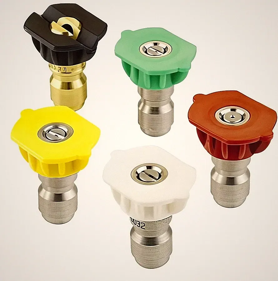 General Pump 105087 Pressure Washer Spray Nozzle Tips 5 Pack 1/4" QC 5000 PSI