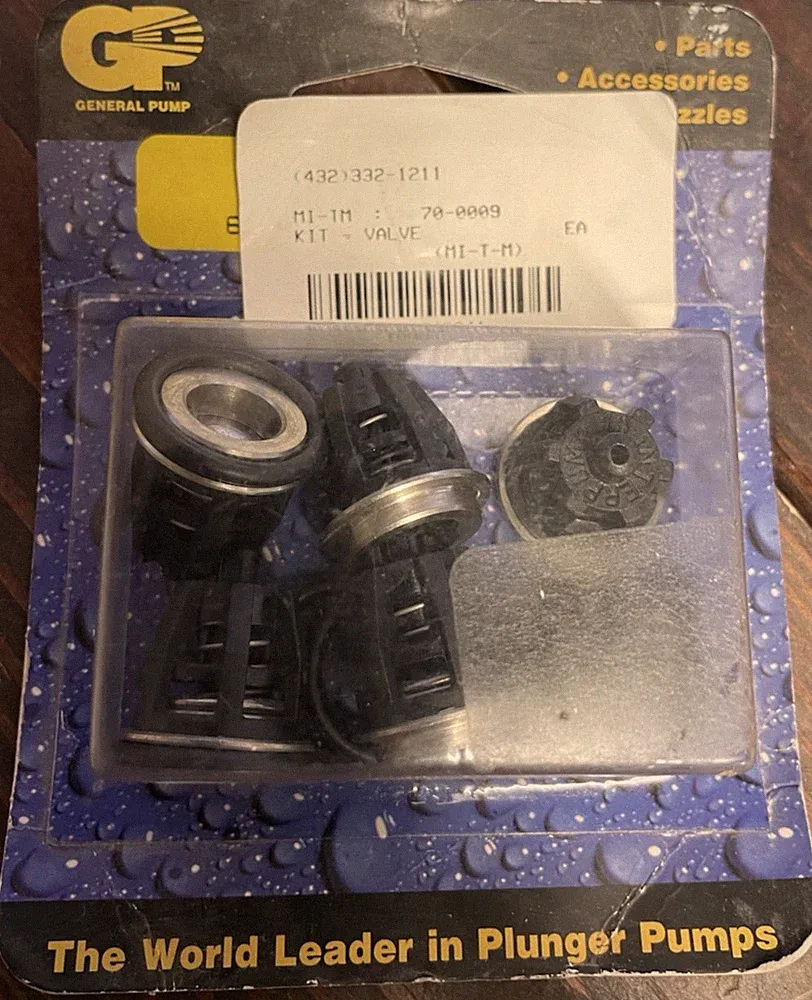 General Pump 70-0009 K01 Kit 1 Check Valve Kit Pressure Washer Pump OEM Italy