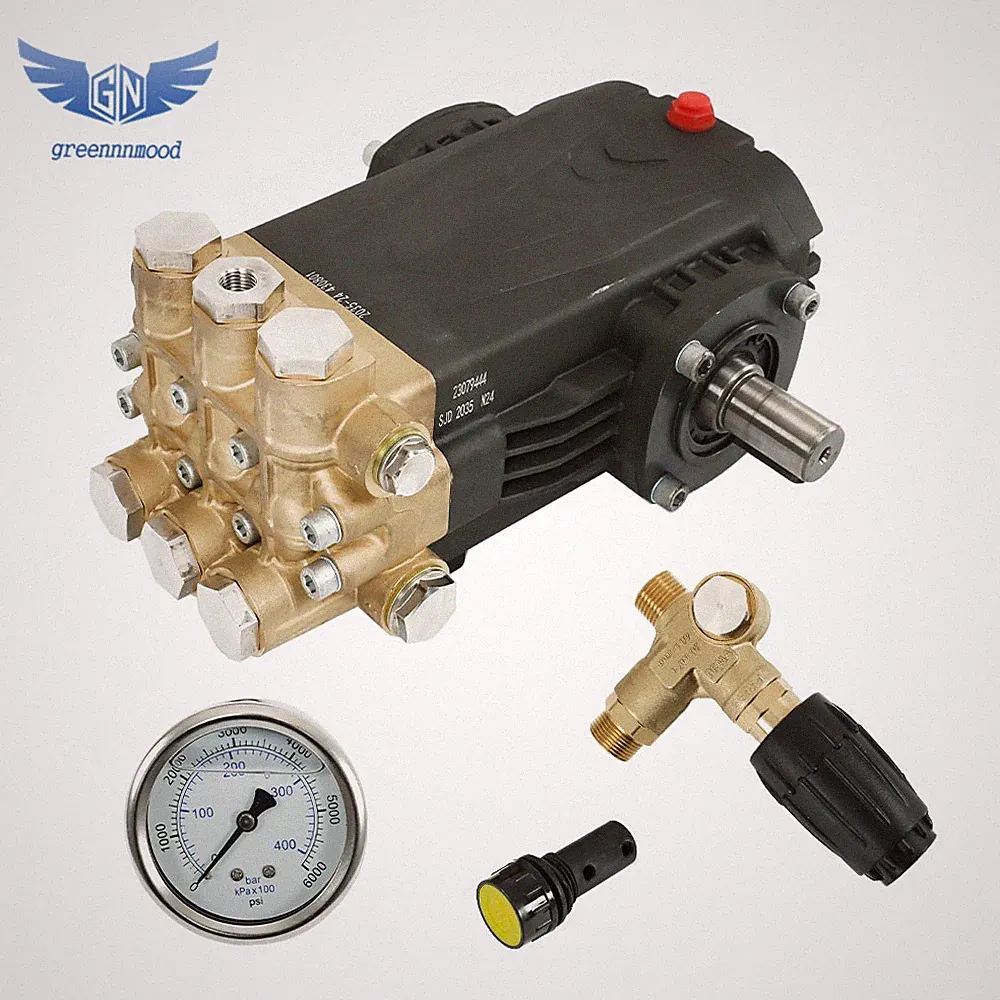General Right Shaft 3500 PSI 5.6 GPM Pressure Washer Pump 4.5 HP Belt Drive Blue