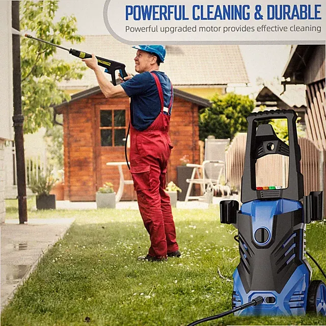 GENERIC ELECTRIC PRESSURE WASHER, 2.5 GPM, 5350 PSI MAX - BLUE/BLACK