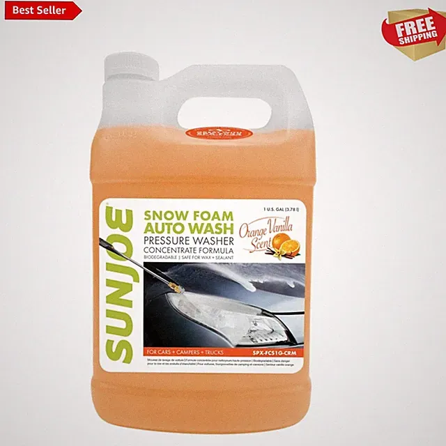 Gentle yet Effective 1 Gallon Snow Foam Cleaner for Cars & Brick Surfaces