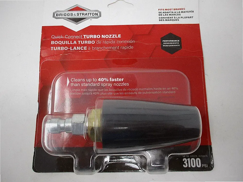 Genuine Briggs &Stratton 6195 QuickConnect Turbo Nozzle Pressure Washer 3100 PSI