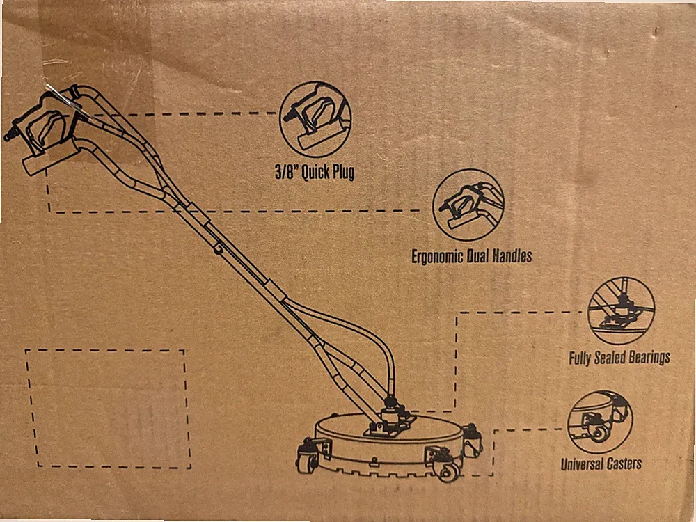 GENUINE MEKOH 0106.1808 20" PRESSURE WASHER SURFACE CLEANER - NEW - 4500PSI