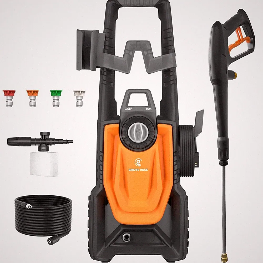 Giraffe Tools 2400PSI Electric High Pressure Washers Portable Power Washer 1800W