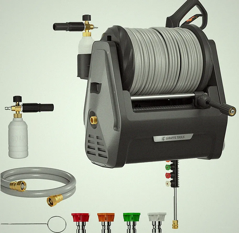 Giraffe Tools 2900 PSI Electric High Pressure Water Washer Cleaner 1800W Plus