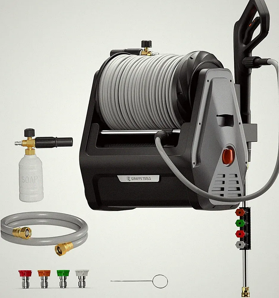 Giraffe Tools 2900PSI MAX Electric High Pressure Washer Power Cleaner 100FT Hose