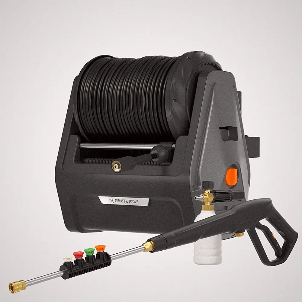 Giraffe Tools Electric High Pressure Washer Max 2900 PSI with 100FT Hose Reel