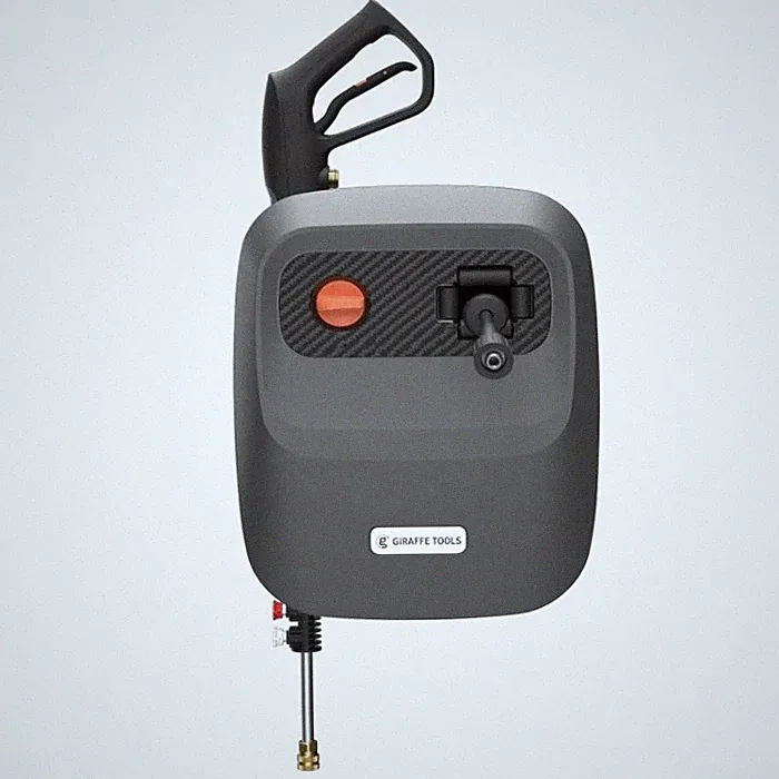 Giraffe Tools Electric Pressure Washer 2500 PSI Power Washer Hose Reel 65 Feet