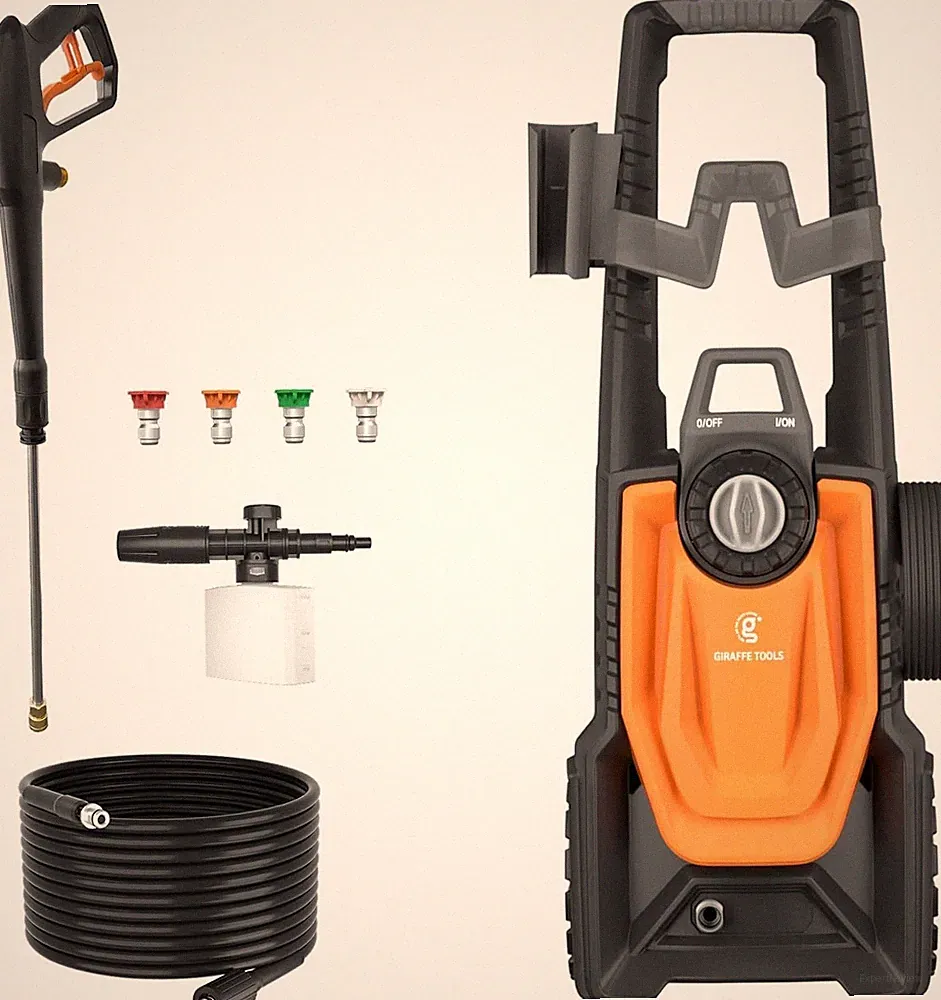 Giraffe Tools Electric Pressure Washer, Portable Power Washer with Wheels New