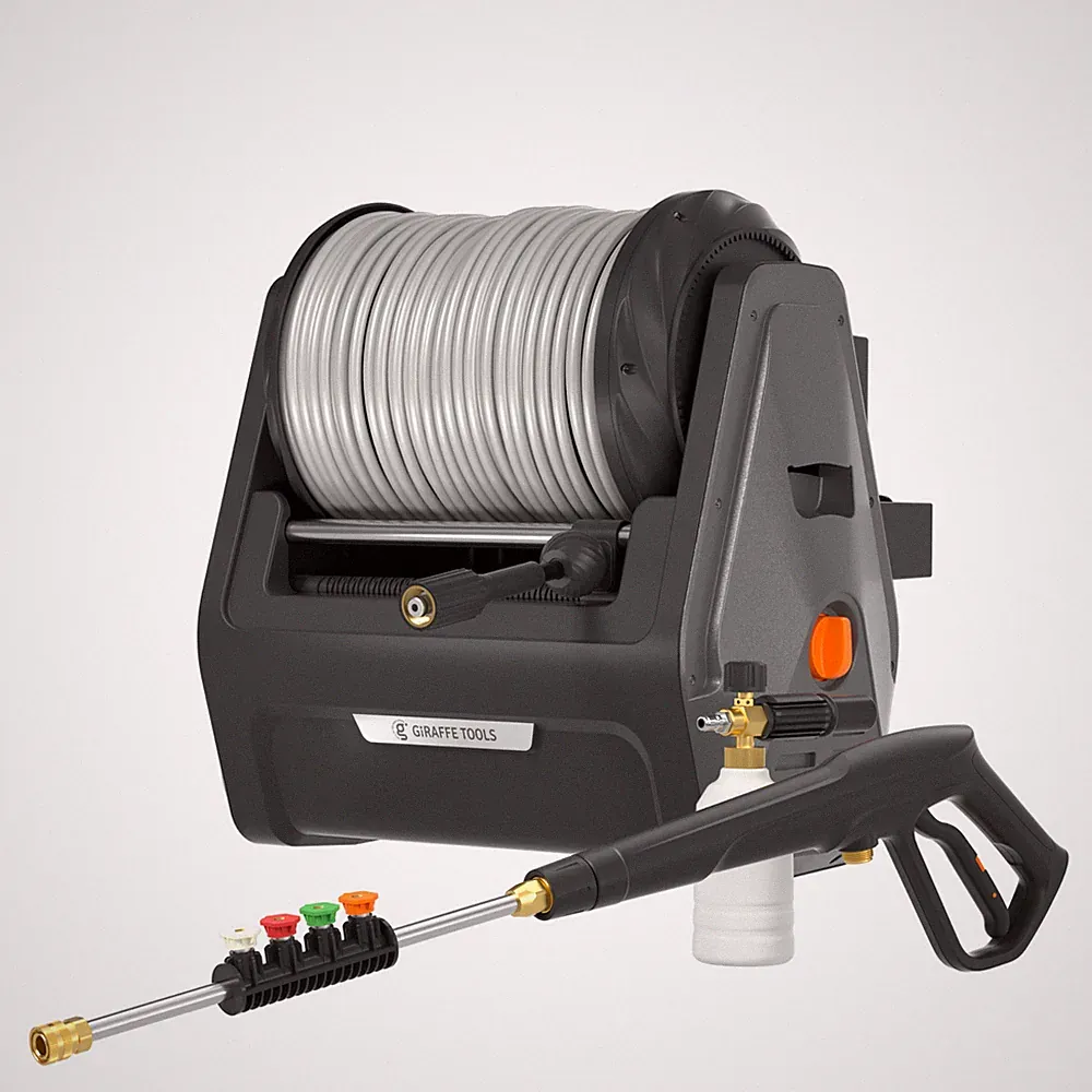 Giraffe Tools Grandfalls Pressure Washer Plus, Ultra-Soft Hose, Max 2900 PSI