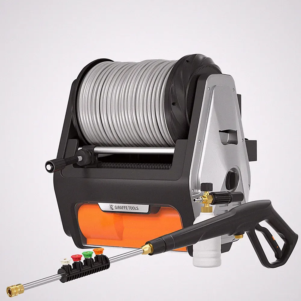 Giraffe Tools Grandfalls Pressure Washer Pro Wall Mounted Max 3700 PSI, 1.6 GPM