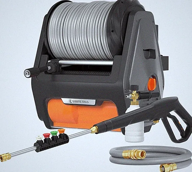 Giraffe Tools Grandfalls Wall Mounted Pressure Washer Pro, Max 2900 PSI, 2.2...