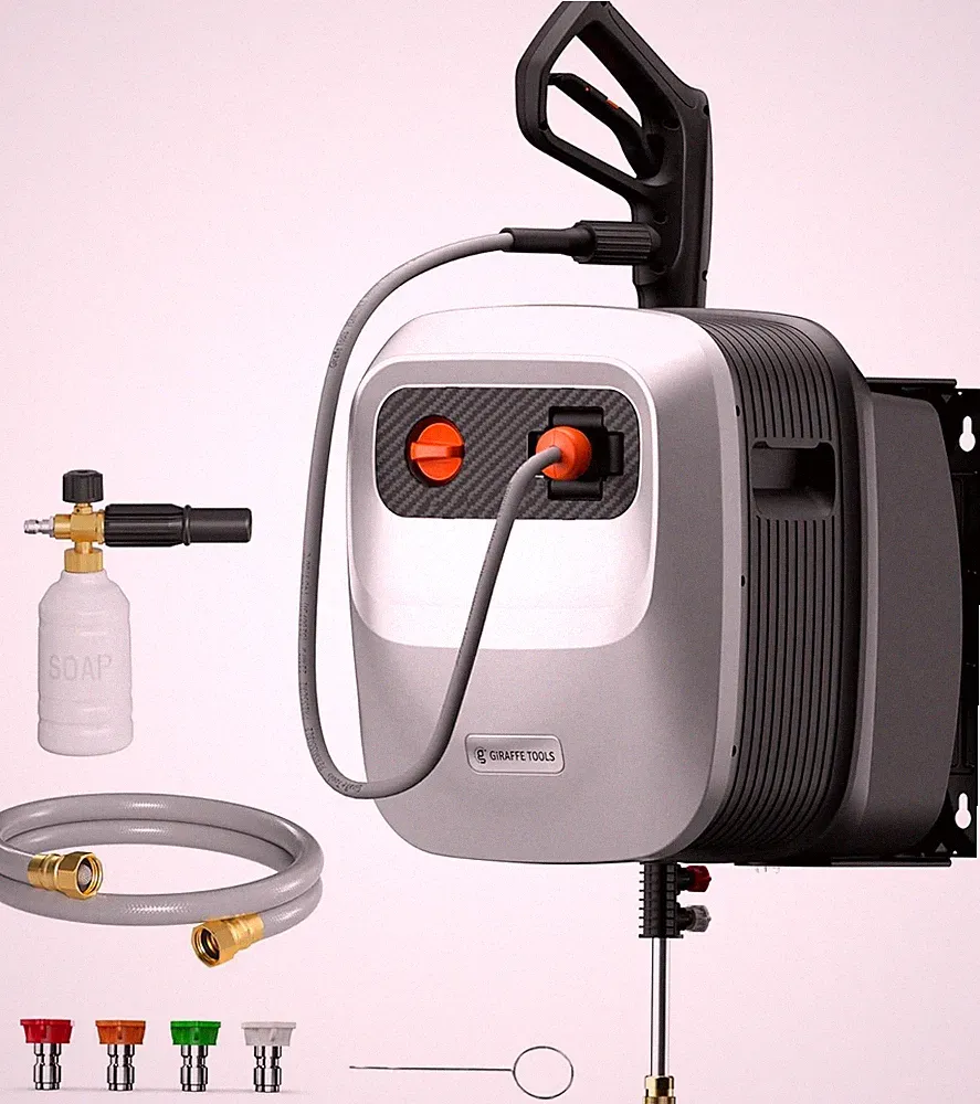Giraffe Tools MAX 2400 PSI Electric High Pressure Washer 1800W Power Washer 65FT