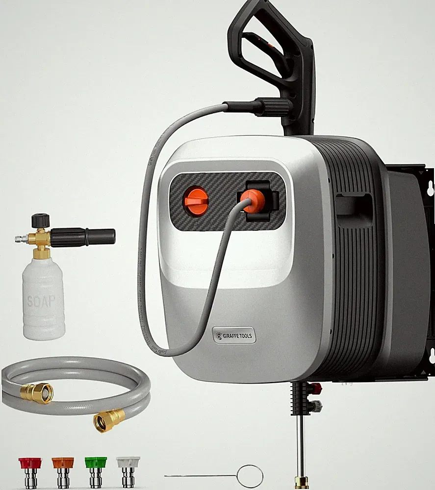 Giraffe Tools Max 2500 PSI Electric Pressure Washer G20 Power Washer, 1800W