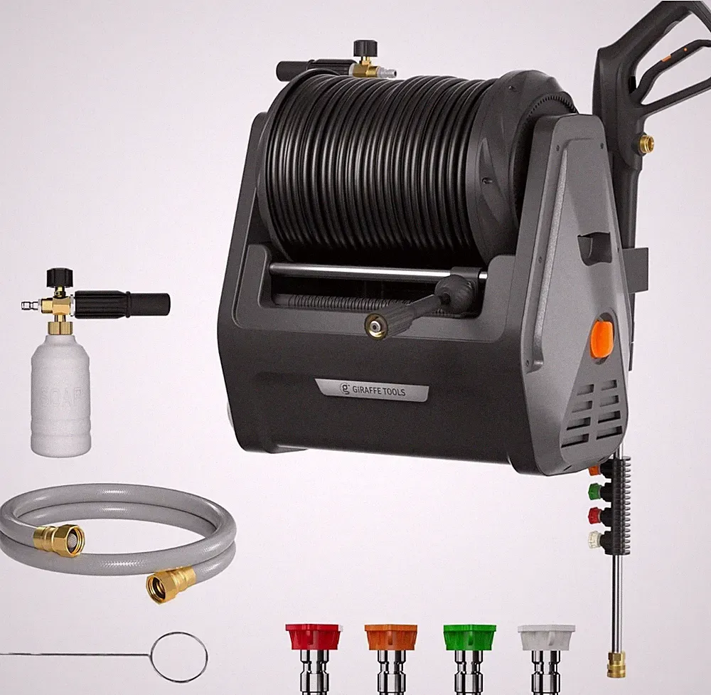 Giraffe Tools Max 2900 PSI Electric Pressure Washer Power Washer with 100FT Hose
