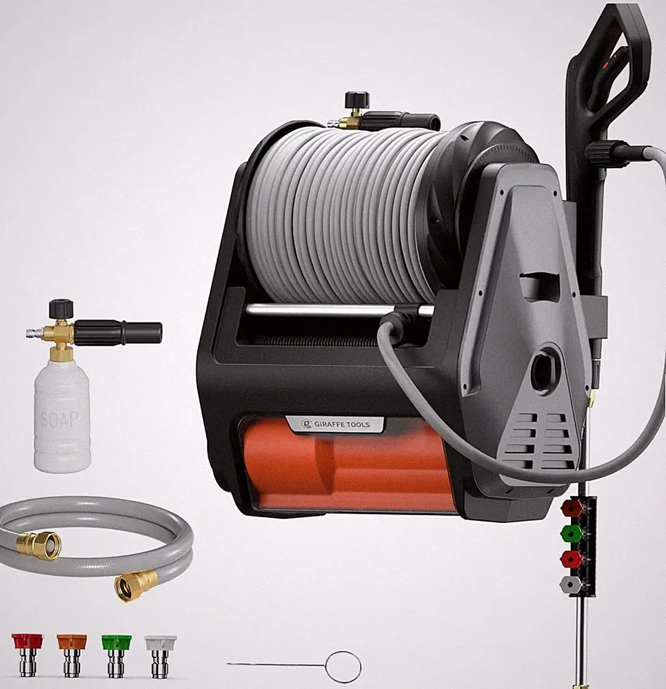 Giraffe Tools Max 3700 PSI Electric High Pressure Washer Power Washer 100FT Hose