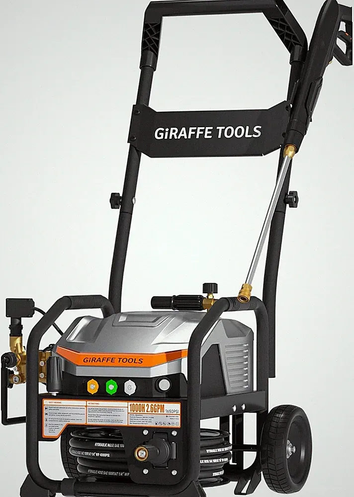 Giraffe Tools Power Pressure Washer Ultra Flow Max 2.6GPM Brushless Motor
