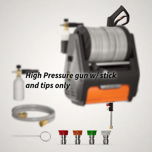 Giraffe Tools pressure washer gun handle w/ gun stick and quick-connect nozzles