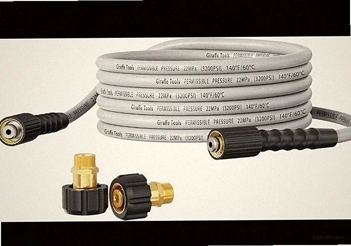Giraffe Tools Pressure Washer Hose 50 FT X 1/4" 3200 PSI with 2 Quick Connectors