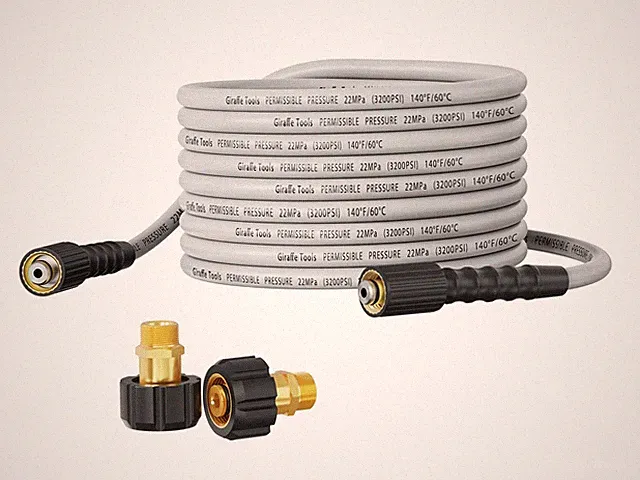 Giraffe Tools Pressure Washer Hose 50FT 1/4", 3200 PSI Power