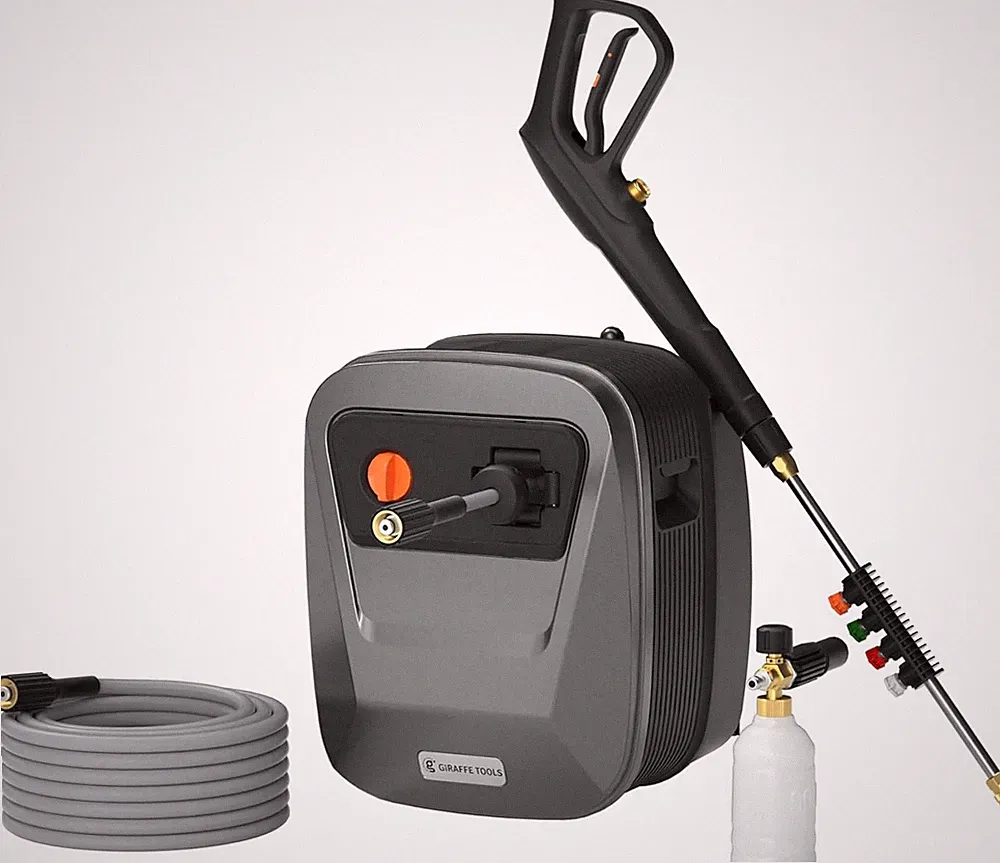 Grandfalls G20 Pro Pressure Washer, 2500 PSI, 65FT Hose, Foam Cannon, 4 Nozzles