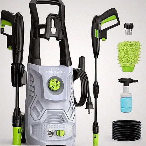 GRAY - HOMSHADE ELECTRIC PRESSURE WASHER 4200PSI MAX 2.6 GPM POWER WASHER