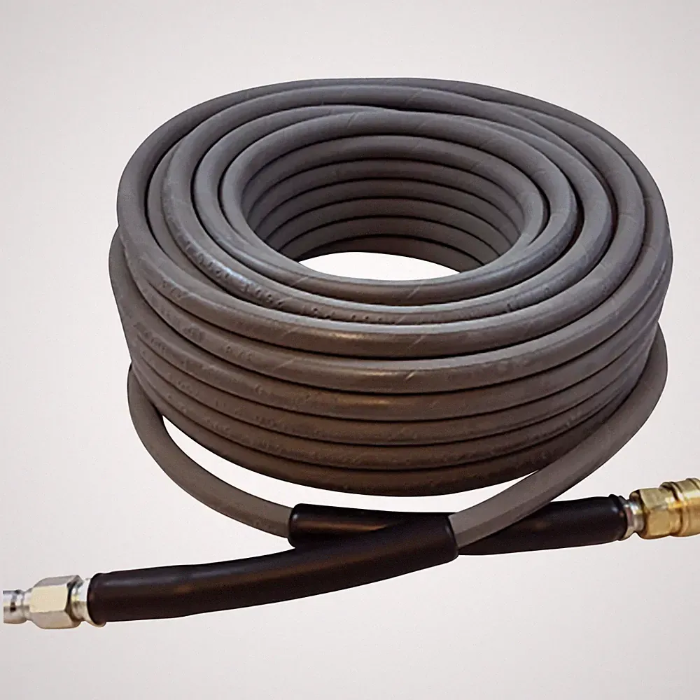 Gray Non- Marking Pressure Washer Hose 3/8" x 100' 4000PSI