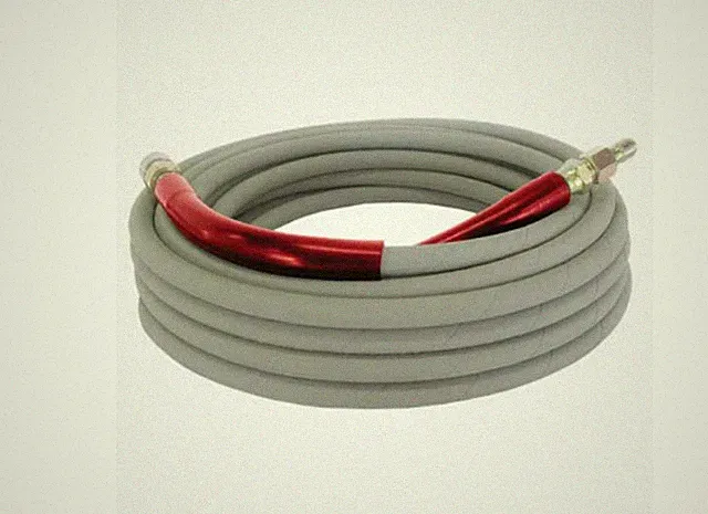 Gray Non- Marking Pressure Washer Hose 3/8" x 50' 6000PSI