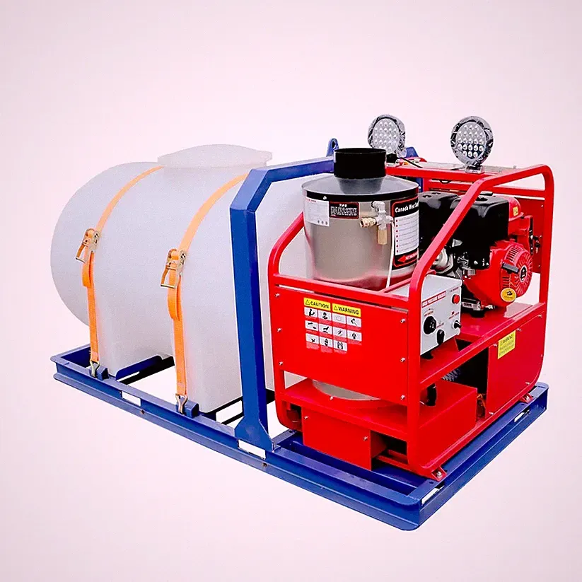 Greatbear Industrial 4000PSI Hot Water Pressure Washer with 436 Gal Water Tank
