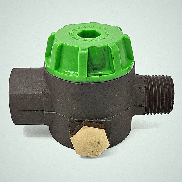 Green Cap In-Line Filter, 1/2" FPT x 1/2" MPT 40-Mesh