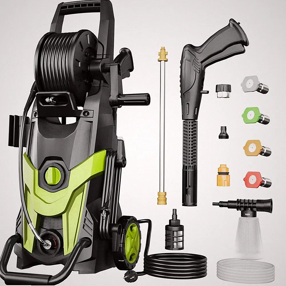 GREEN - FOTING 2025 ELECTRIC PRESSURE WASHER, 4500 PSI 3.2 GPM POWER WASHER