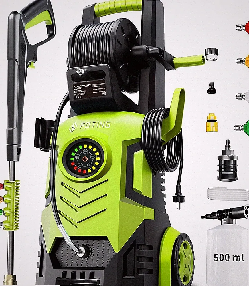 GREEN - FOTING PRESSURE WASHER 5000PSI