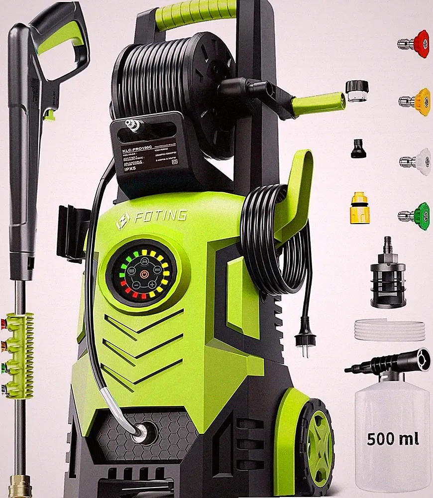 GREEN - FOTING PRESSURE WASHER 5000PSI