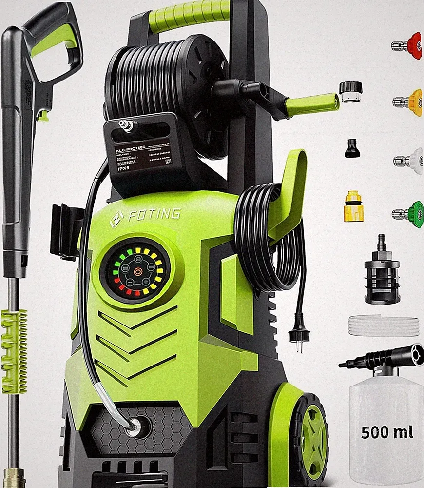 GREEN - FOTING PRESSURE WASHER 5000PSI