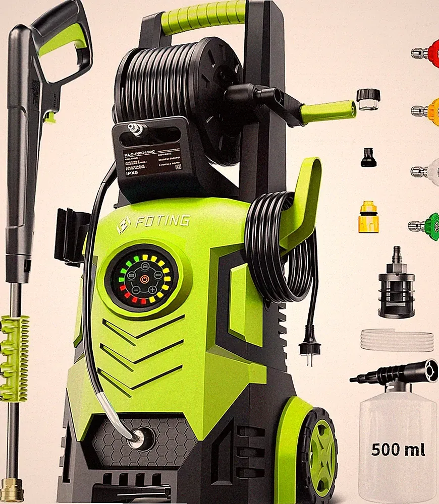 GREEN - FOTING PRESSURE WASHER 5000PSI