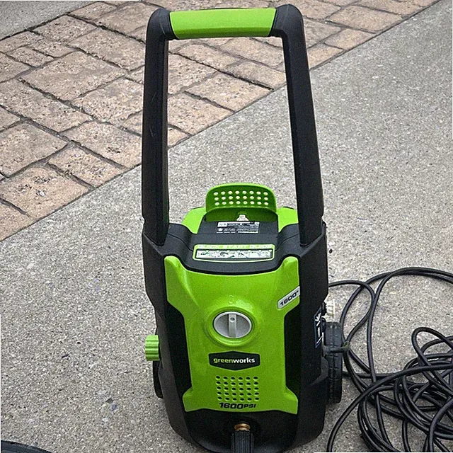Green works PSI 1.2 GPM Elect Pressure Washer AUTHENTIC w/expanding Hose