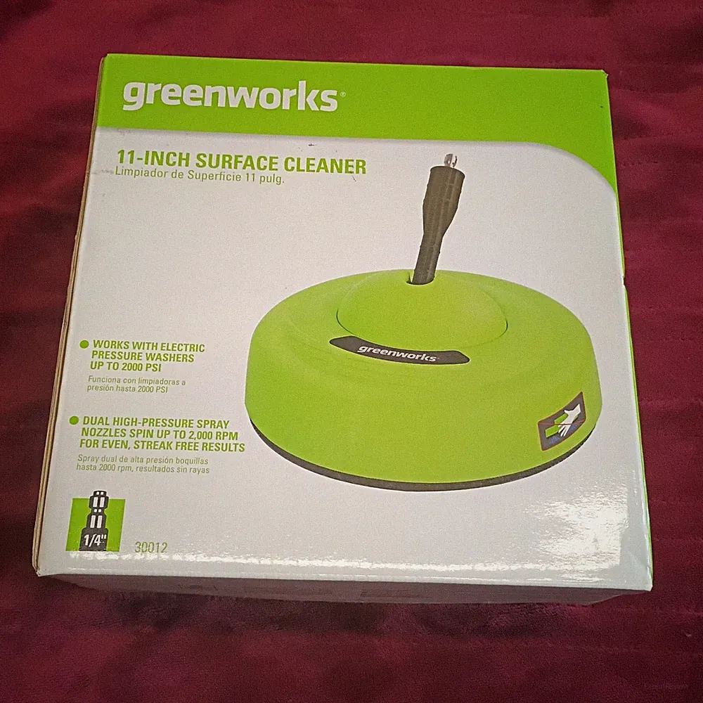Greenworks 11 inch Surface Cleaner Pressure Washer Attachment (612