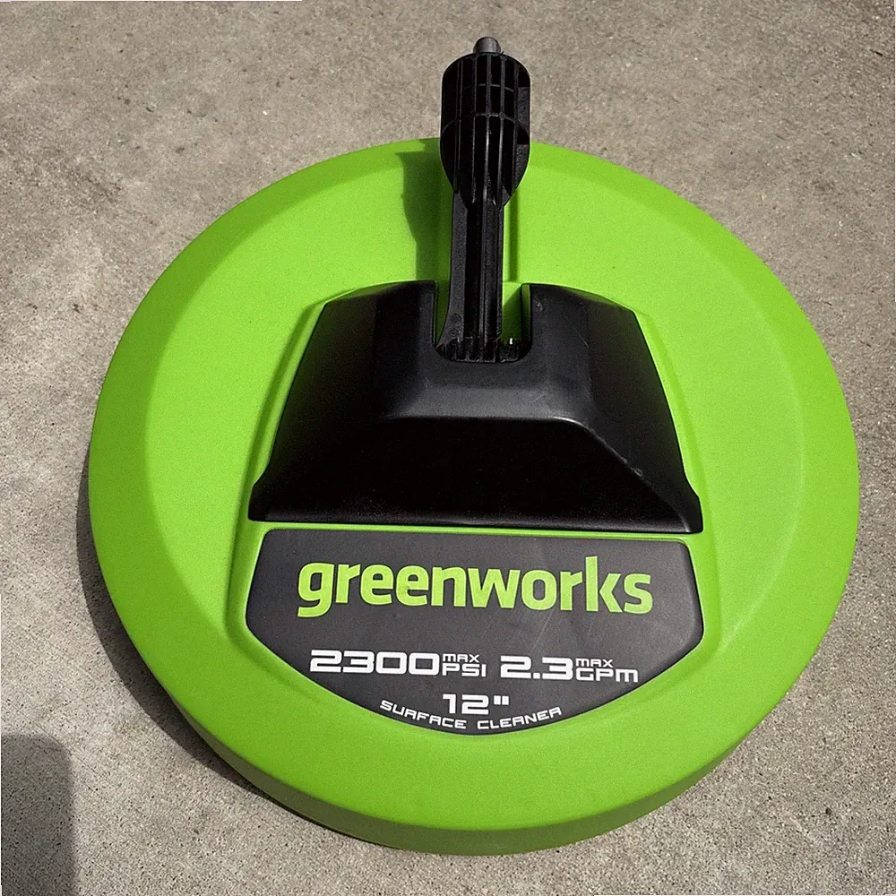 Greenworks 12” Pressure Washer Surface Cleaner 2300 PSI 2.3 GPM Attachment