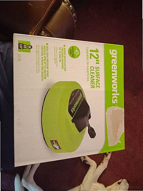 Greenworks 12" Surface Cleaner Works With Electric Pressure Washers Upto 2300...