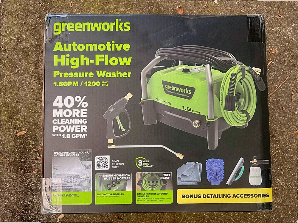 Greenworks 1200-PSI 1.8-GPM Electric Pressure Washer GPW1200K