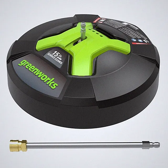 Greenworks 15 inch Rotating Surface Cleaner 3100 Psi + 12 inch Wand Extension