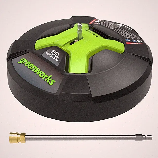 Greenworks 15 Inch Surface Cleaner Pressure Washer for Patios Driveways Decks