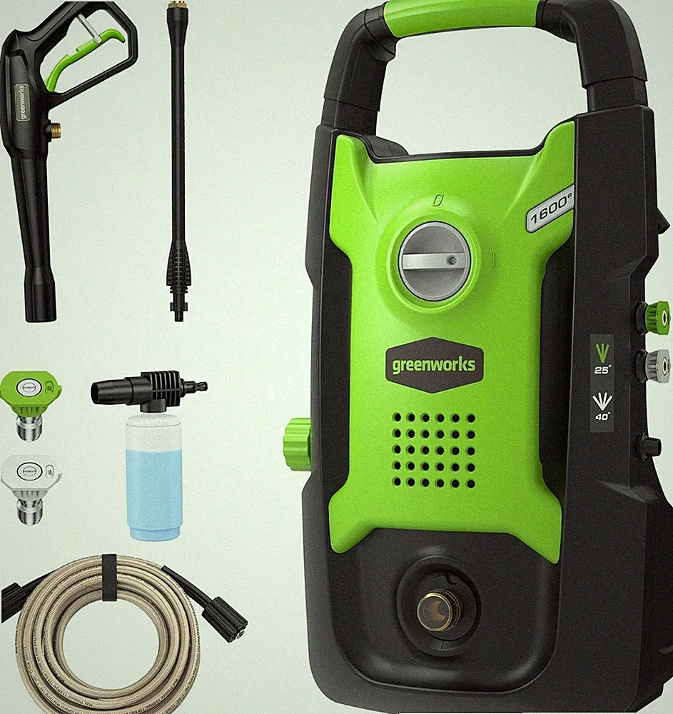 Greenworks 1600 PSI 1.2 GPM Compact Electric Pressure Washer CSA Certified