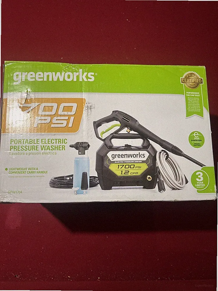Greenworks 1700 PSI 1.2 GPM Electric Pressure Washer