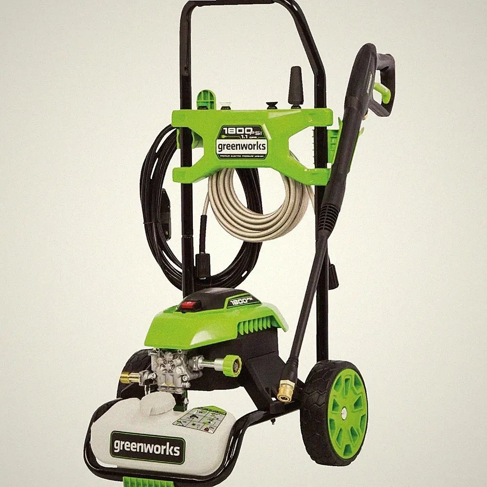 Greenworks 1800 PSI 1.1 GPM Cold Water Corded Electric Pressure Washer 5107302