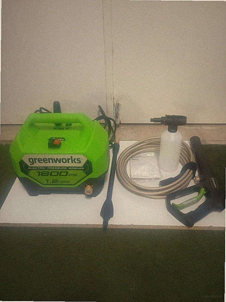 Greenworks 1800 PSI 1.2 GPM Compact Electric Pressure Washer GPW1800