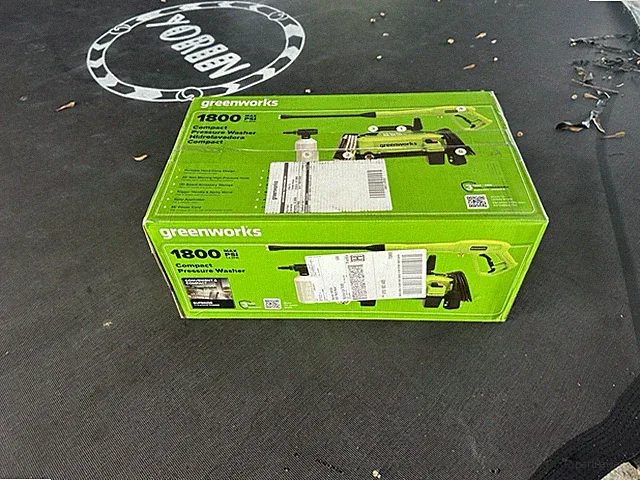 Greenworks 1800 PSI Compact Corded Electric Cold Water Pressure Washer Kit