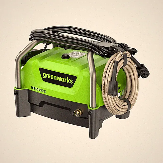 Greenworks 1900 PSI (SGS Certified) 1.2 GPM 13Amp Portable Compact ... Fast Ship