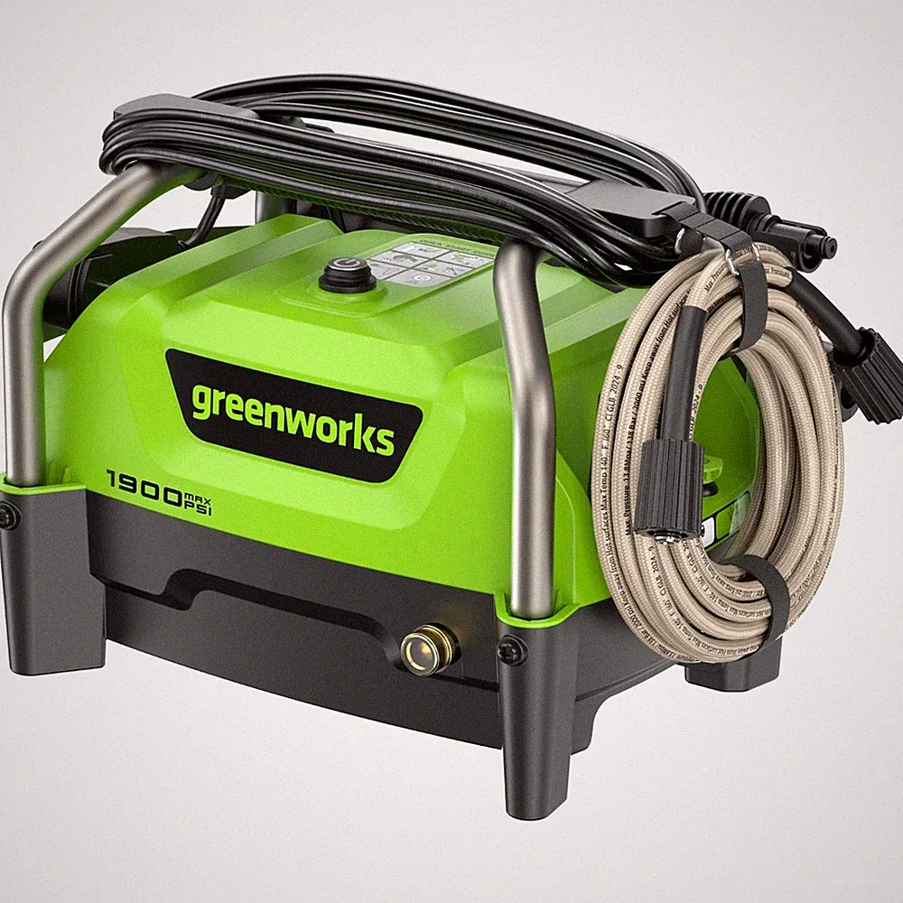 Greenworks 1900PSI 1.2GPM Portable Hand Carry Cold Water Pressure Washer